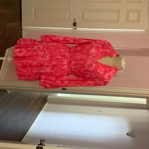 Lilly Pulitzer Vibrant Pink Floral Dress never worn